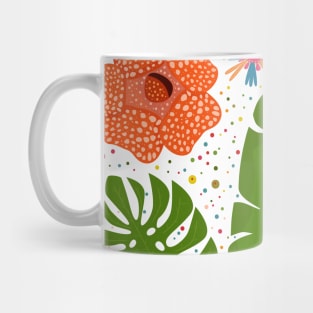 Jungle design, jungle illustration. Bring the rainforest into your home. Mug